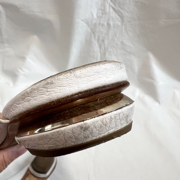 Nicholas Kirkwood Beya mules white leather pointed toe IT 38.5 US 8.5 flat shoes - Picture 14 of 16